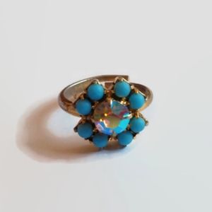 5/$20 - AB Crystal Turquoise Ring